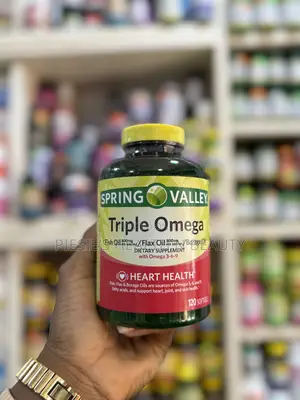 Spring Valley Triple Omega, Fish Oil 800mg, Flax Oil 800mg, Borage Oil
