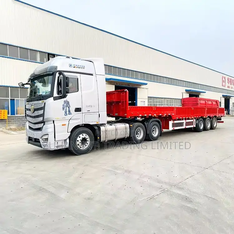 Customized Full Trailer Trucks With Head From China