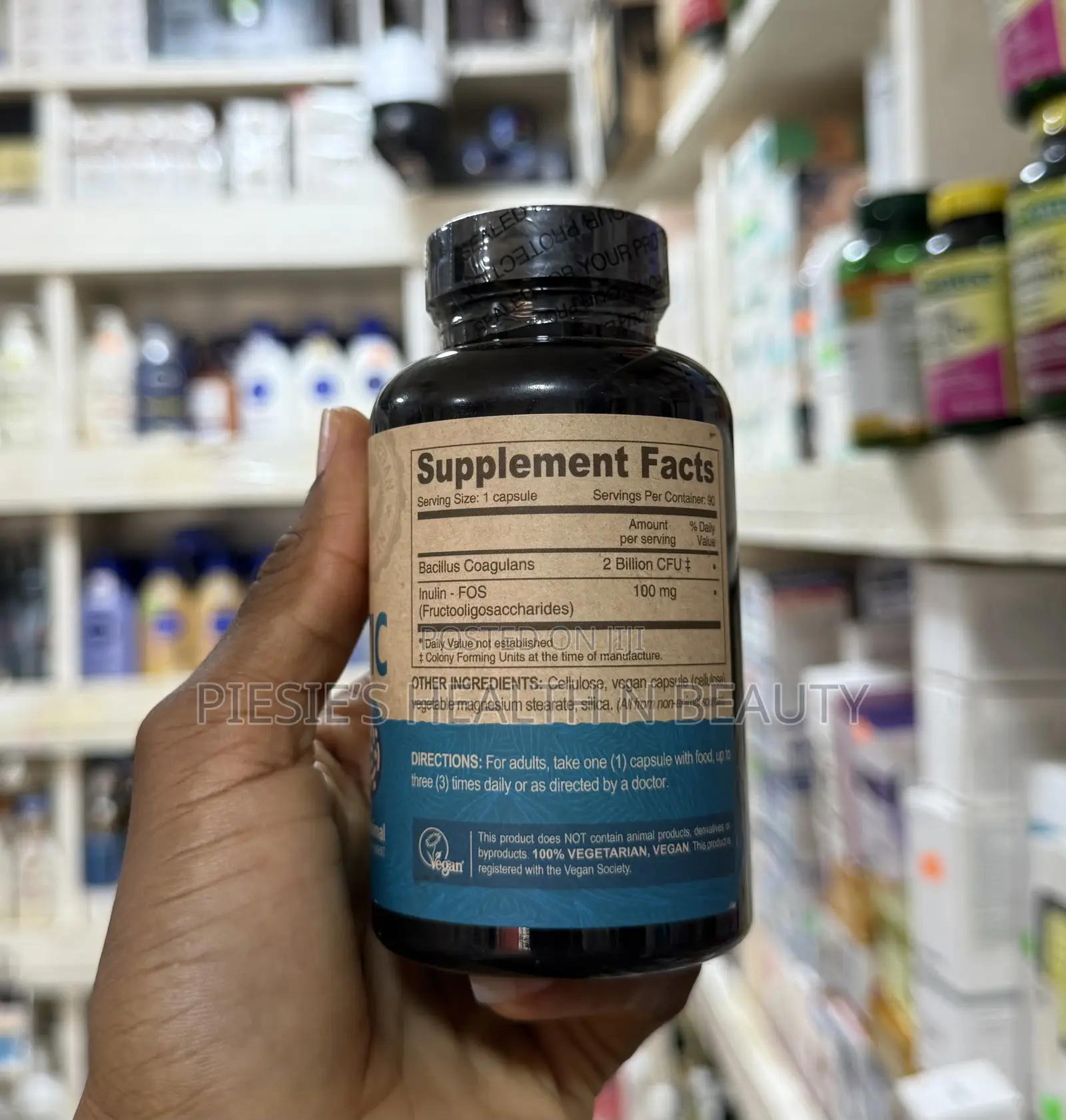 Deva, Vegan Probiotic With Fos Prebiotic, 90 Vegan Caps