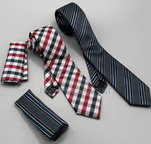 Men's Neck Ties and Matching Pocket Squares
