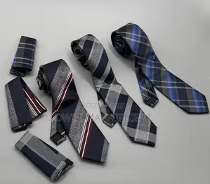 Men's Neck Ties and Matching Pocket Squares