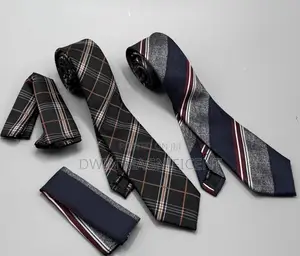 Men's Neck Ties and Matching Pocket Squares