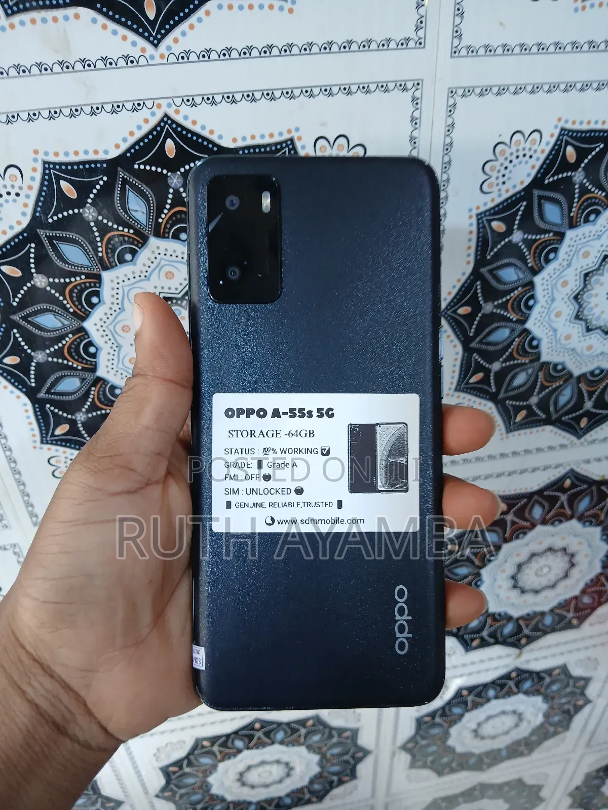 Oppo A55 5G 128 GB Black