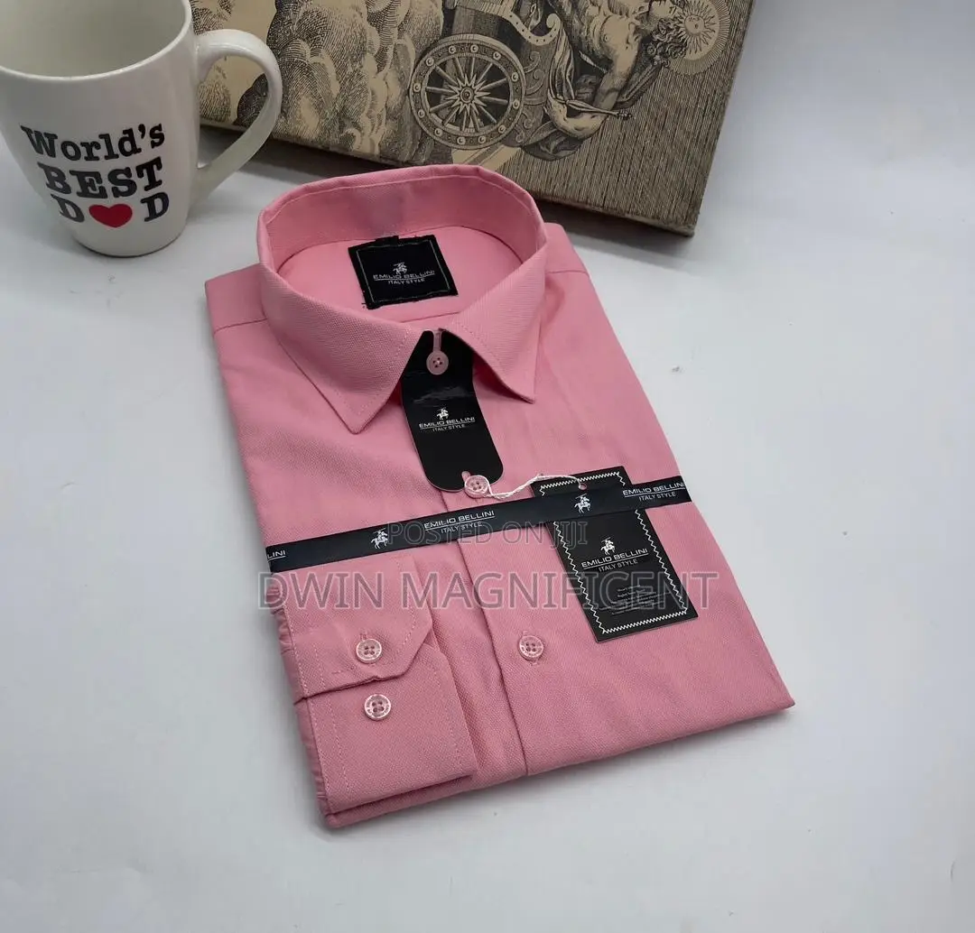 Emilio Bellini Men's Designer Long-Sleeved Shirt