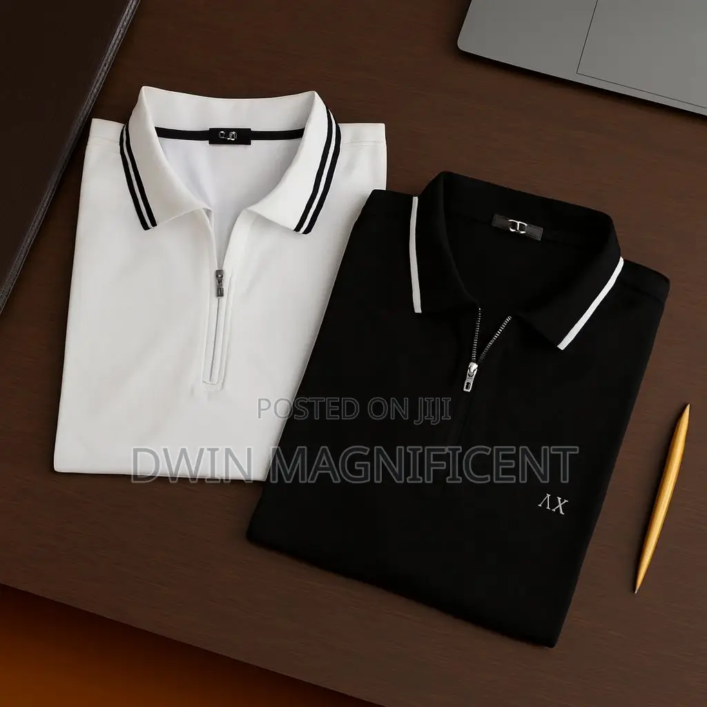 Zipper Polo Club T-Shirt