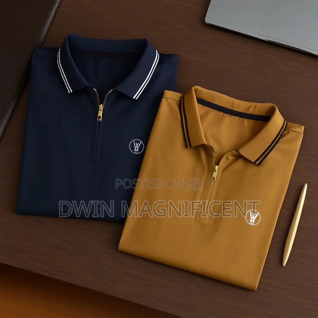 Zipper Polo Club T-Shirt