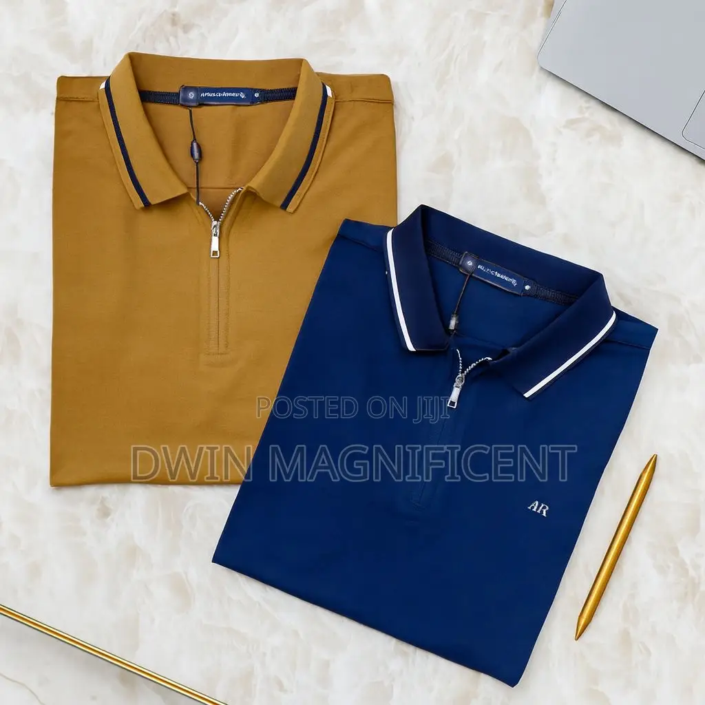 Zipper Polo Club T-Shirt