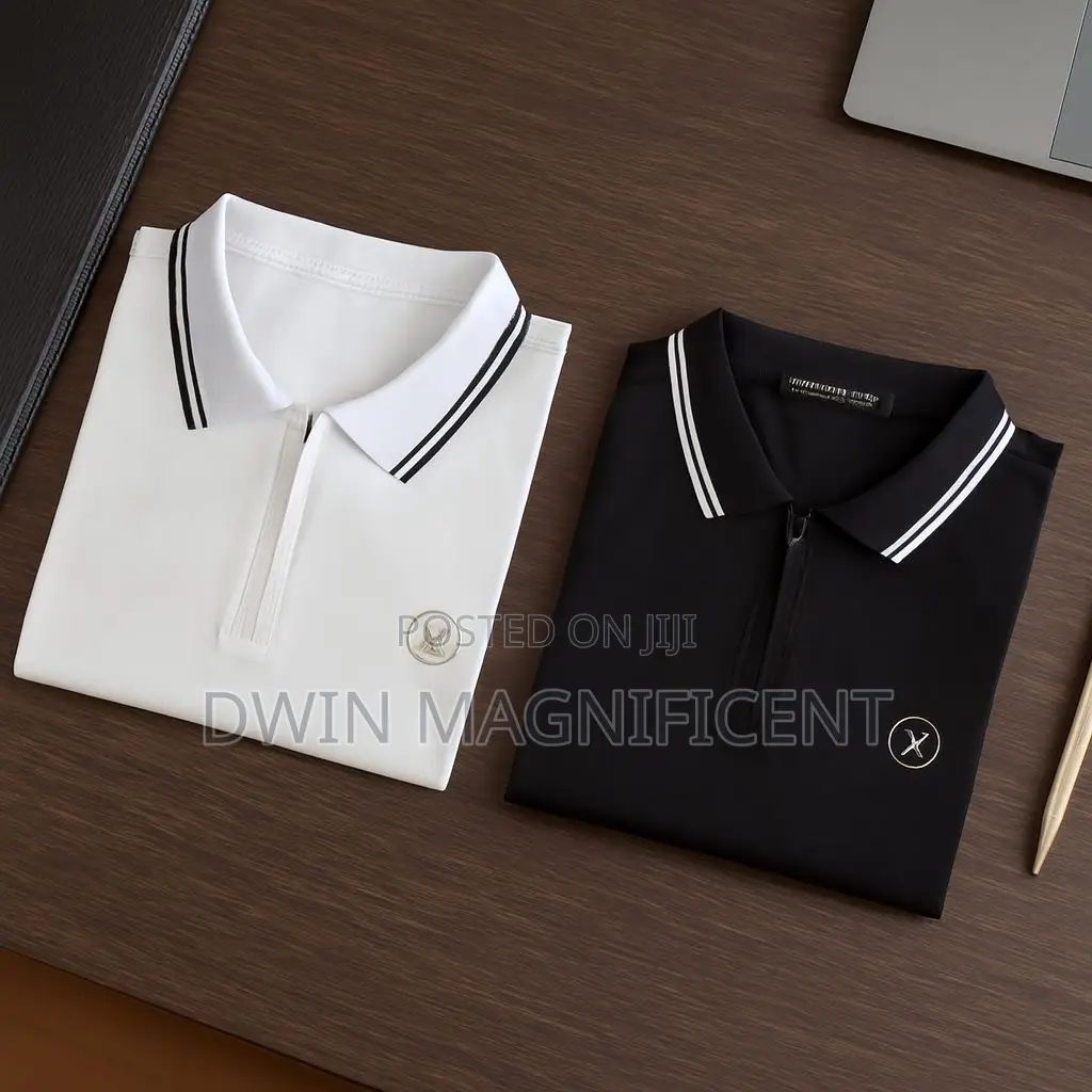 Zipper Polo Club T-Shirt