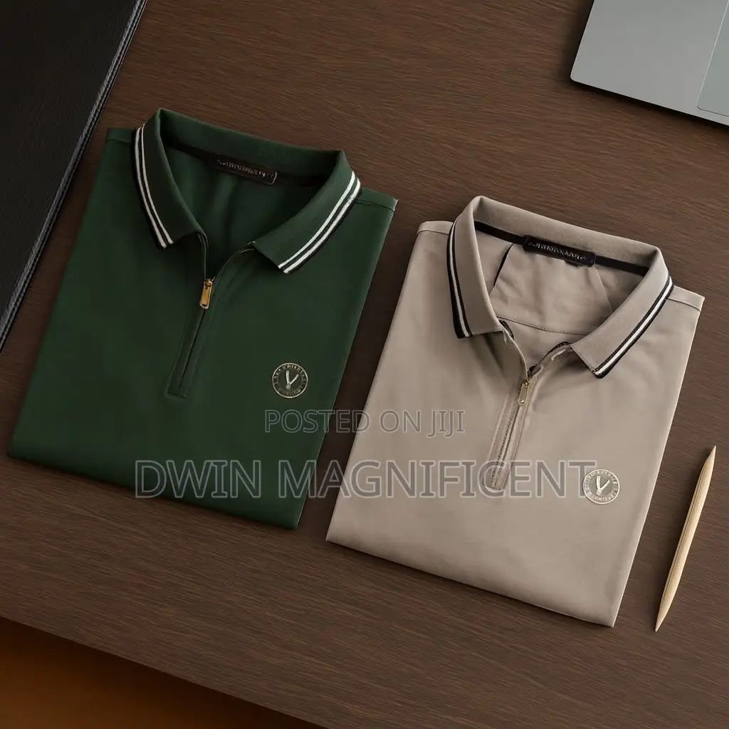 Zipper Polo Club T-Shirt