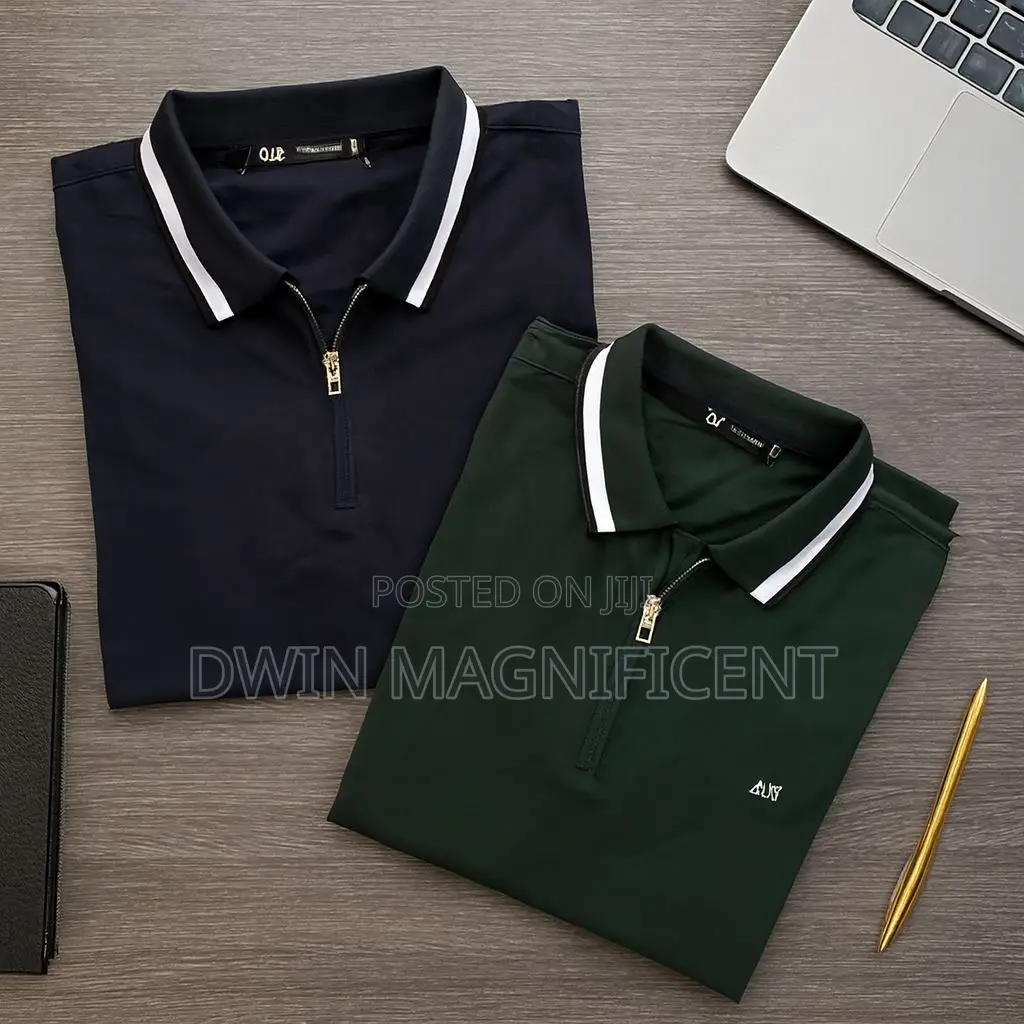 Zipper Polo Club T-Shirt