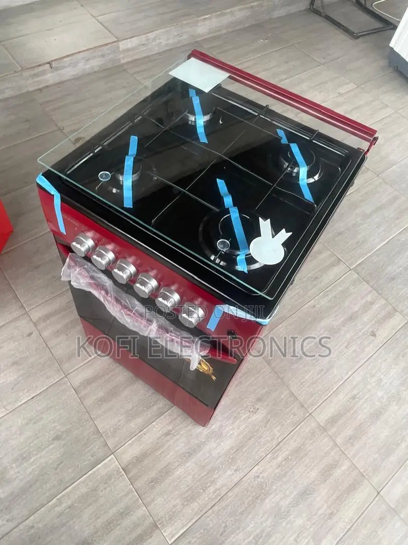 Crimson Vintage Flame Cooker With Classic Multi-Burner Design