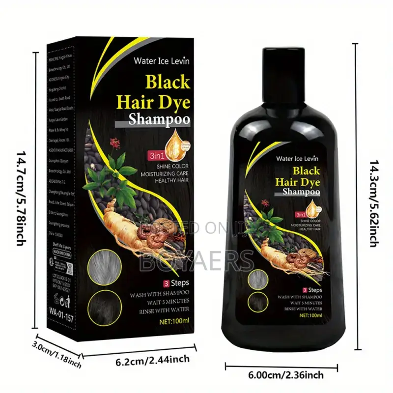 Black Hair Dye Shampoo