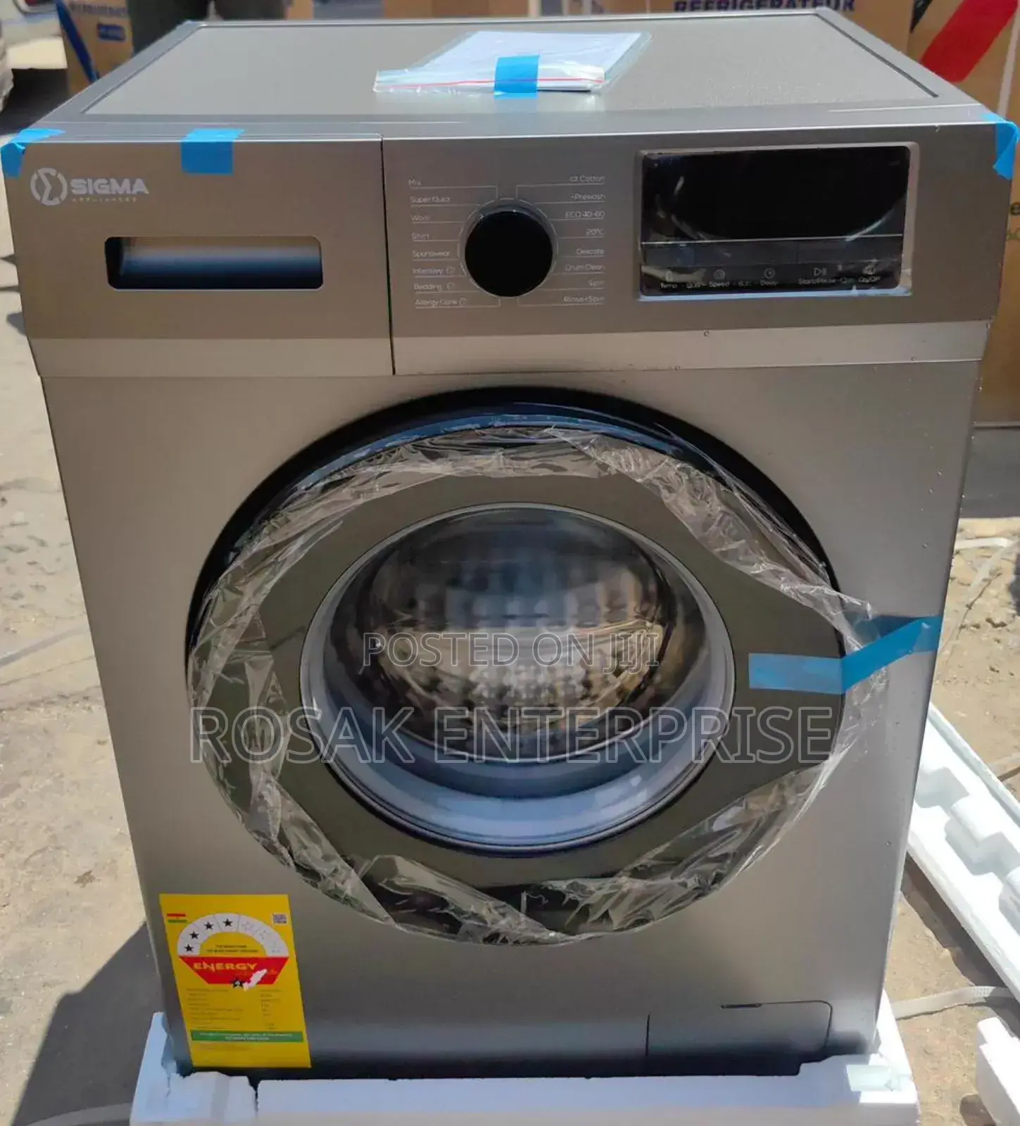 Sigma 8kg Front Laod Fully Automatic Washing Machine