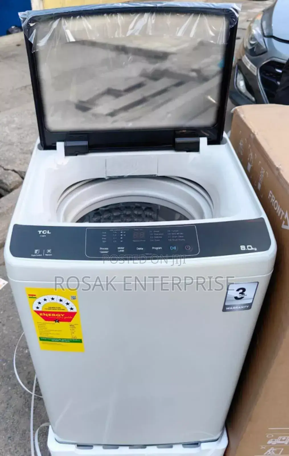 TCL 8kg Top Load Fully Automatic Washing Machine