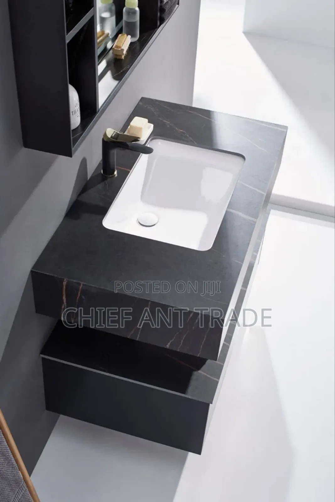 Black Marble / Quartz Basin Yb01-80b