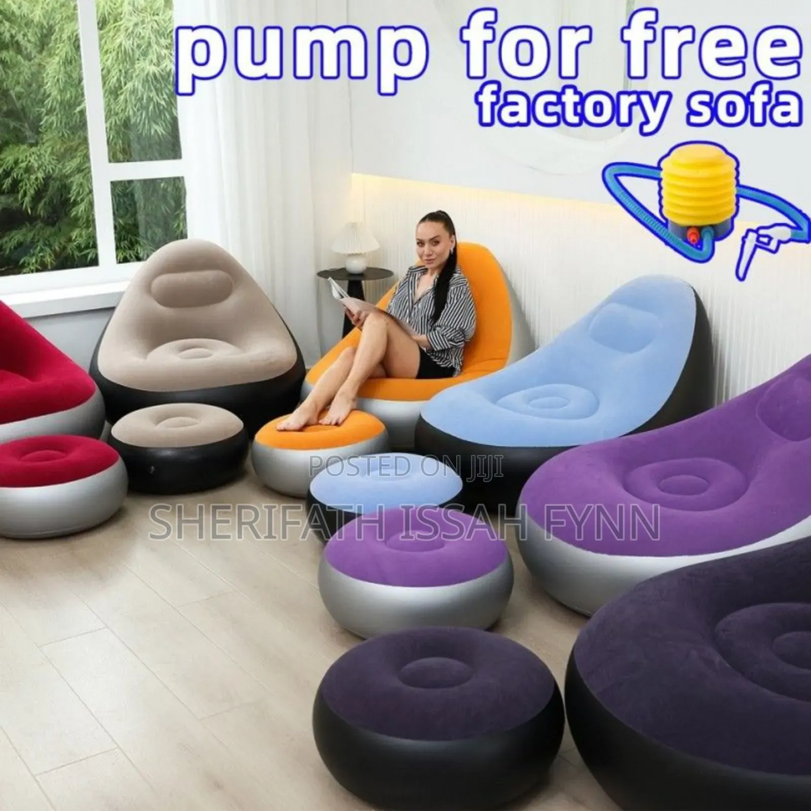 Inflated Sofa With Pump