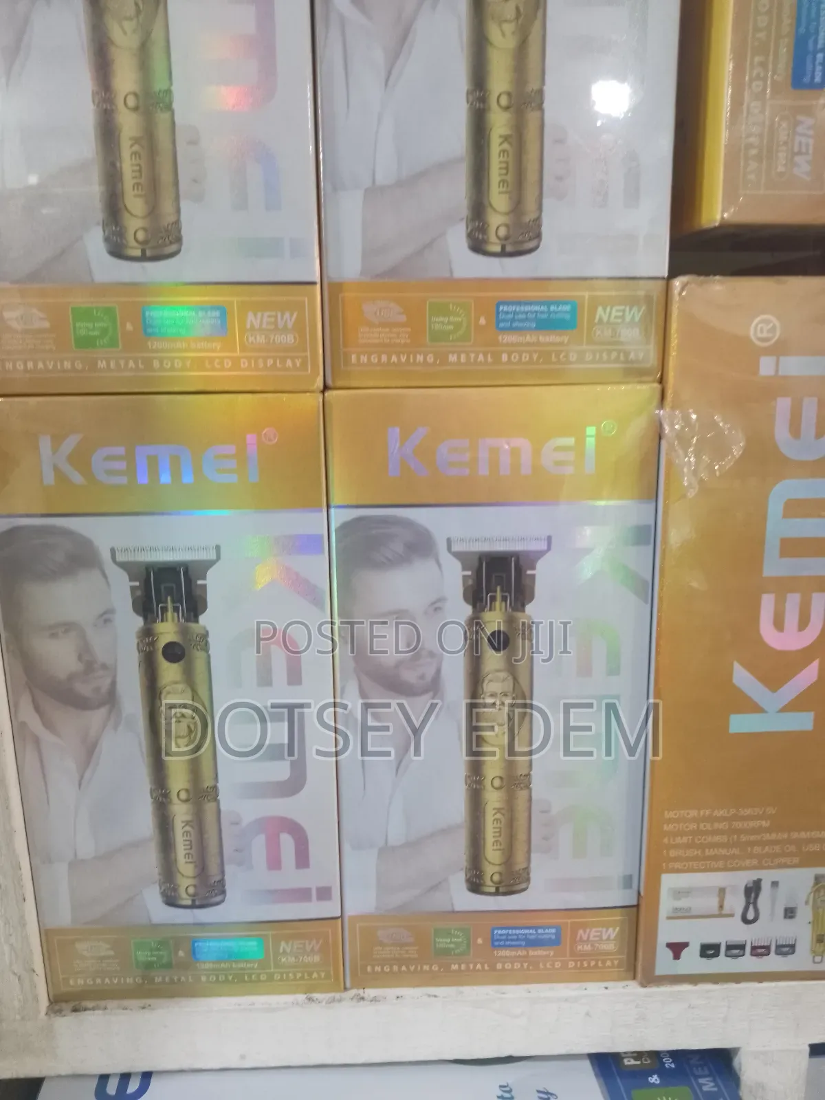 Quality Kemei Usb Wireless Rechargeable Hair Clippers