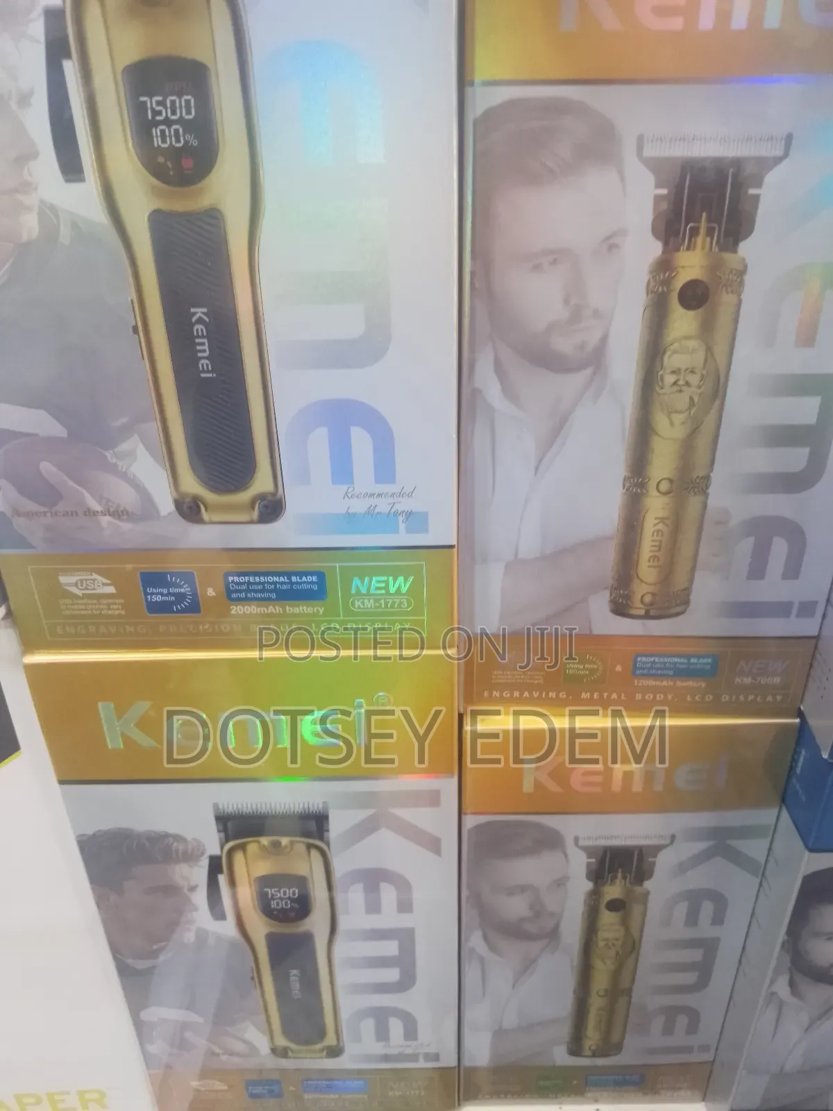 Quality Kemei Usb Wireless Rechargeable Hair Clippers