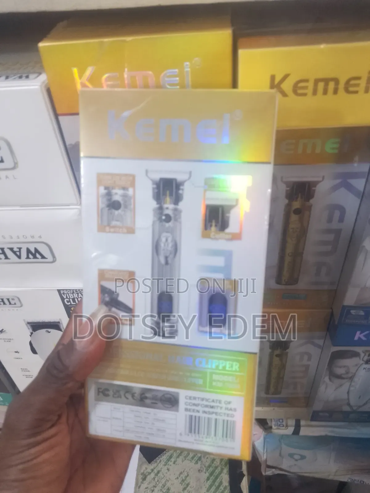 Quality Kemei Usb Wireless Rechargeable Hair Clippers