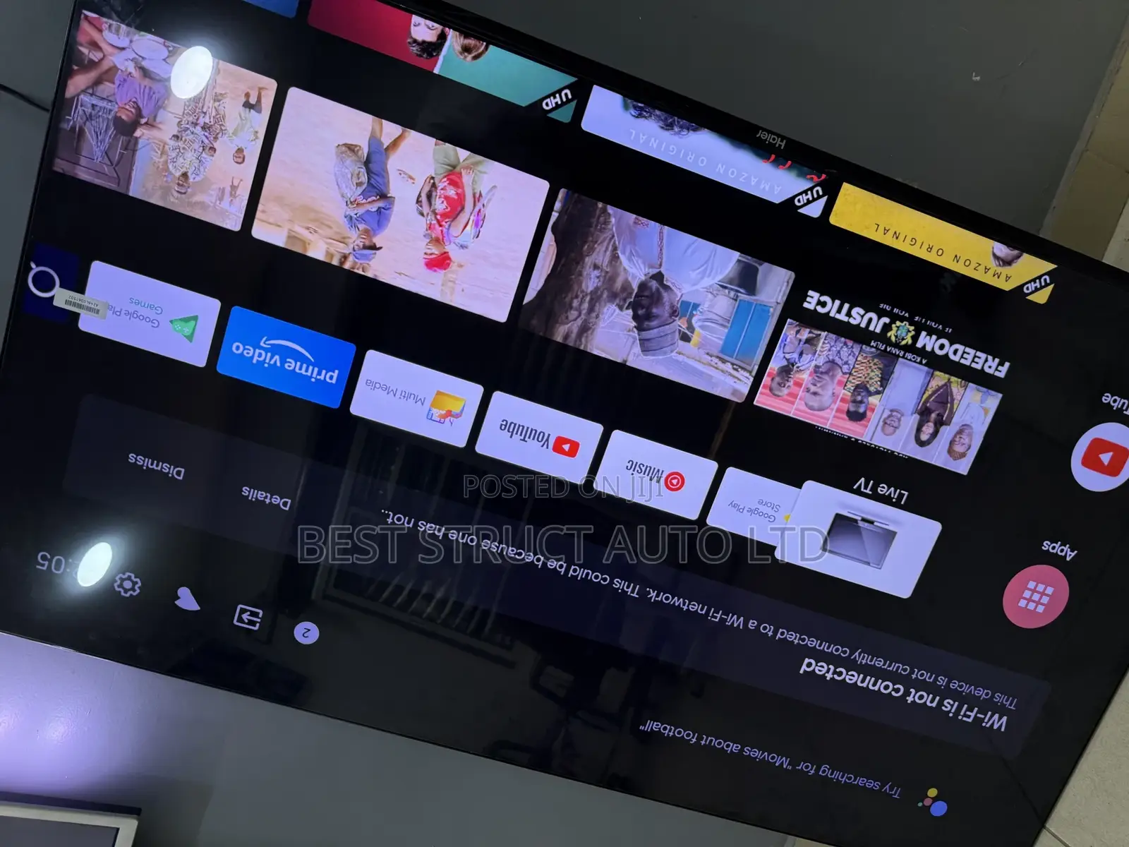 Haier 55 Inches Smart Satellite Tv