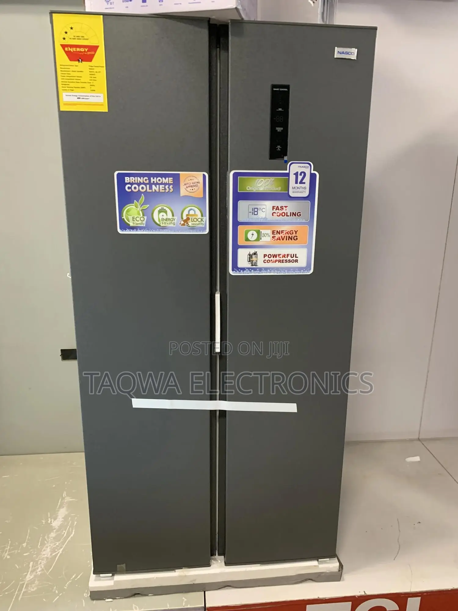 Nasco Family Size 400ltr Side by Side