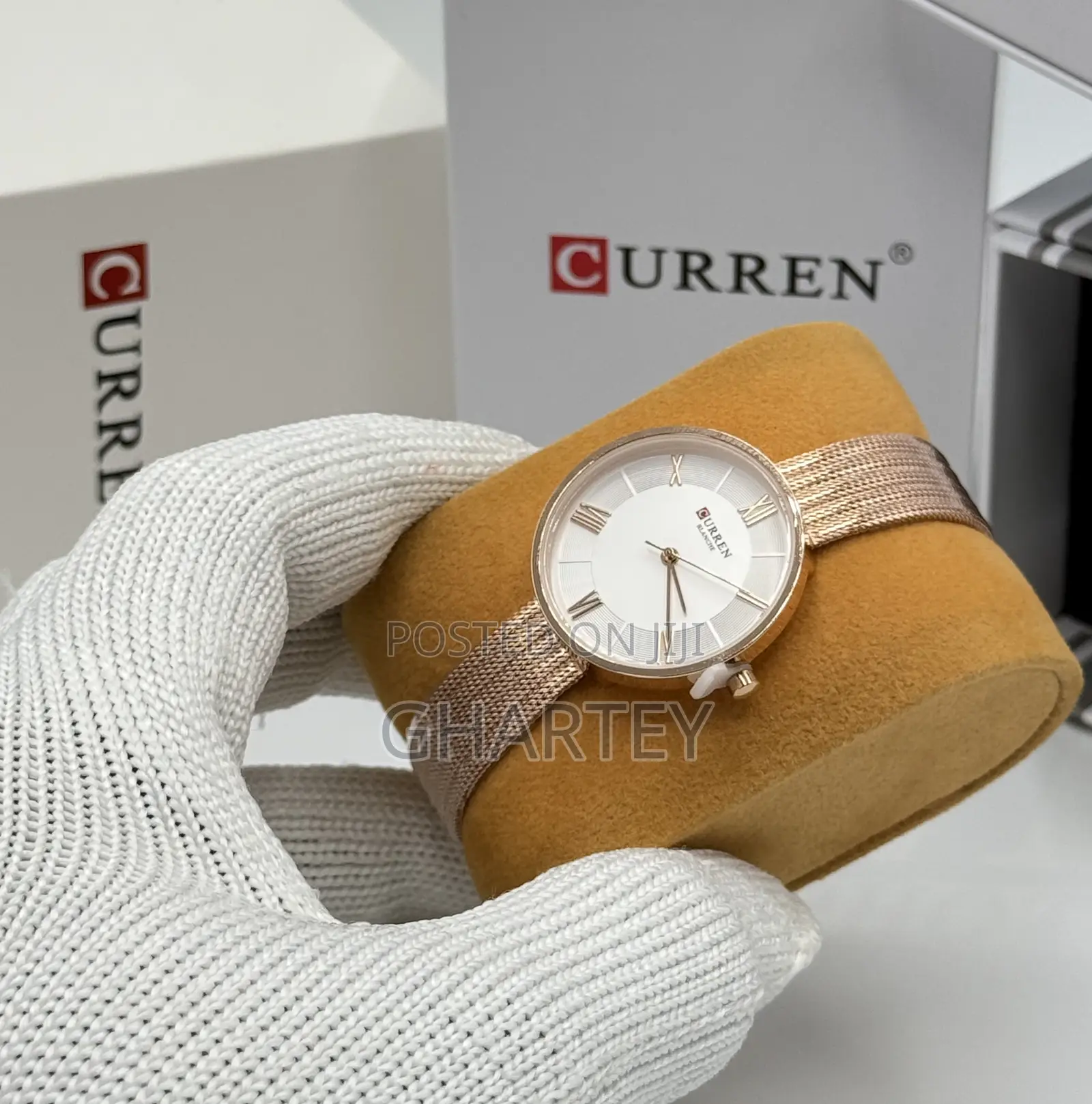Curren Ladies Stainless Mesh Chain Watch