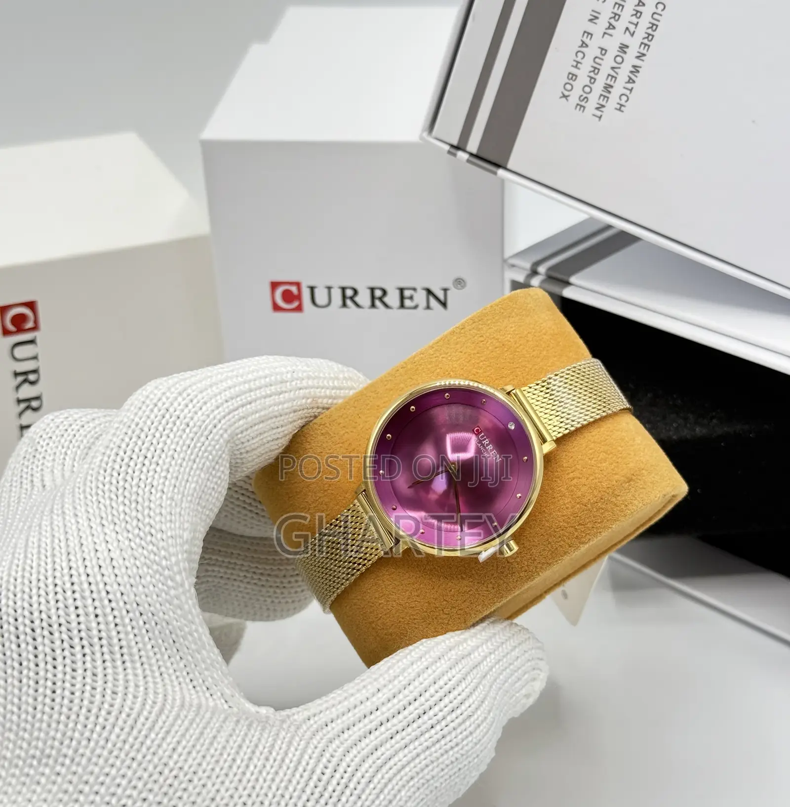 Curren Ladies Stainless Mesh Chain Watch