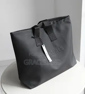 This Is Original Real Leather Essential Hood Fog Tote Sidebag