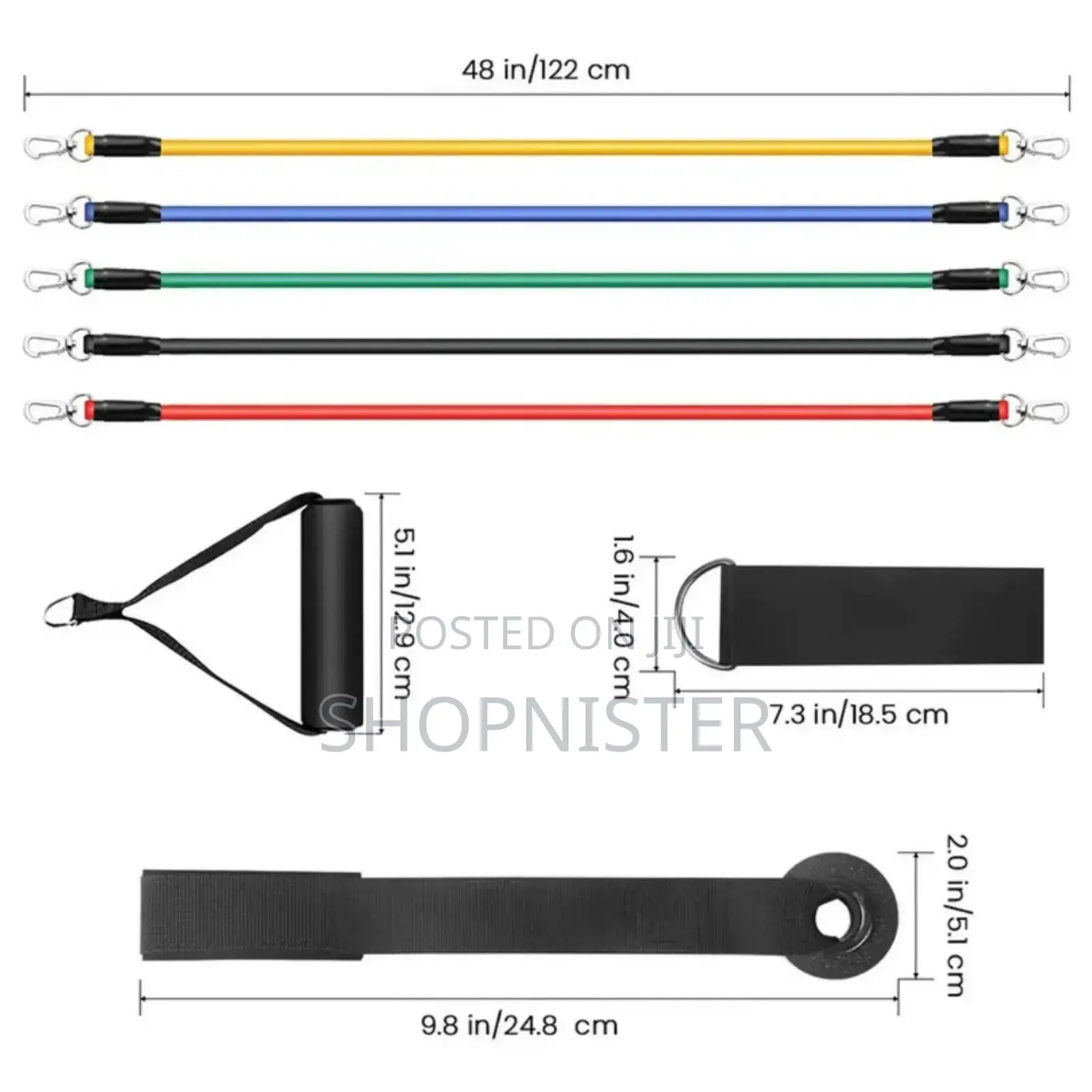 Fitness Resistance Band 11 PCS