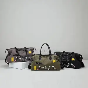 Colorful Cartoon Graffiti Pattern Duffel Bags