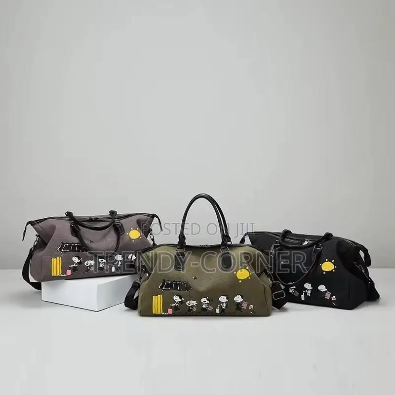 Colorful Cartoon Graffiti Pattern Duffel Bags