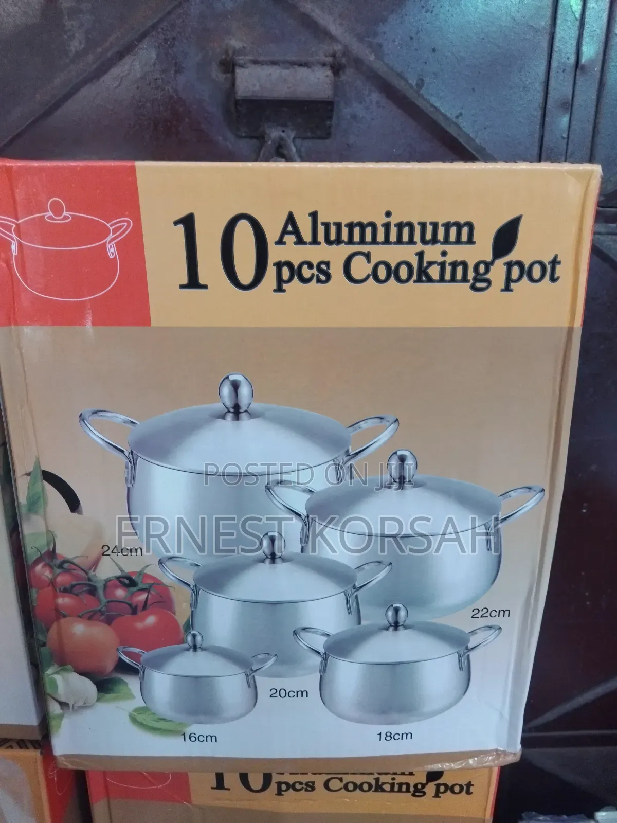 10pcs Aluminium Cookware Pot