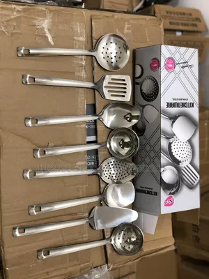 8pcs Stainless Kitchen Spoons Set