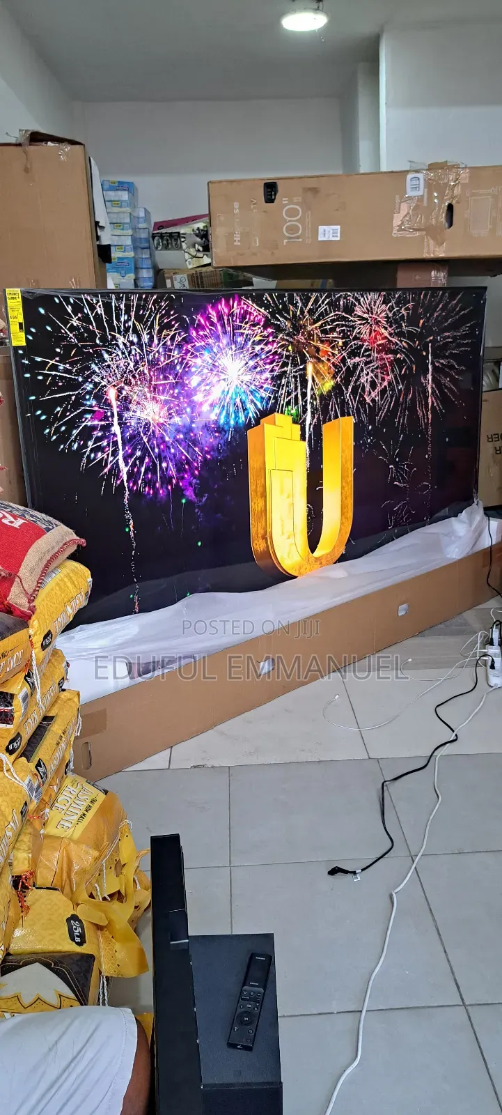 Hisense 100" Qled Uled American Type Google Tv Uhd Smart Android