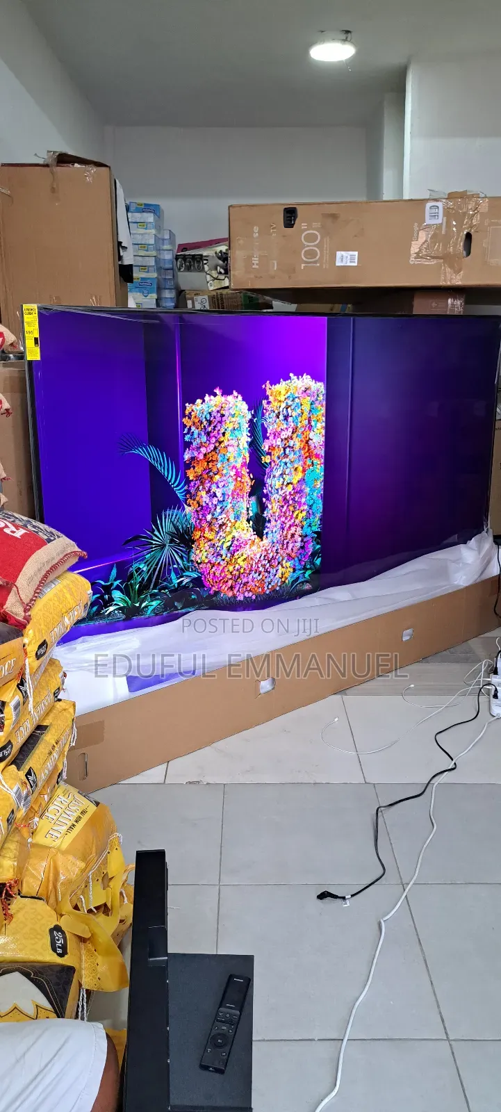 Hisense 100" Qled Uled American Type Google Tv Uhd Smart Android