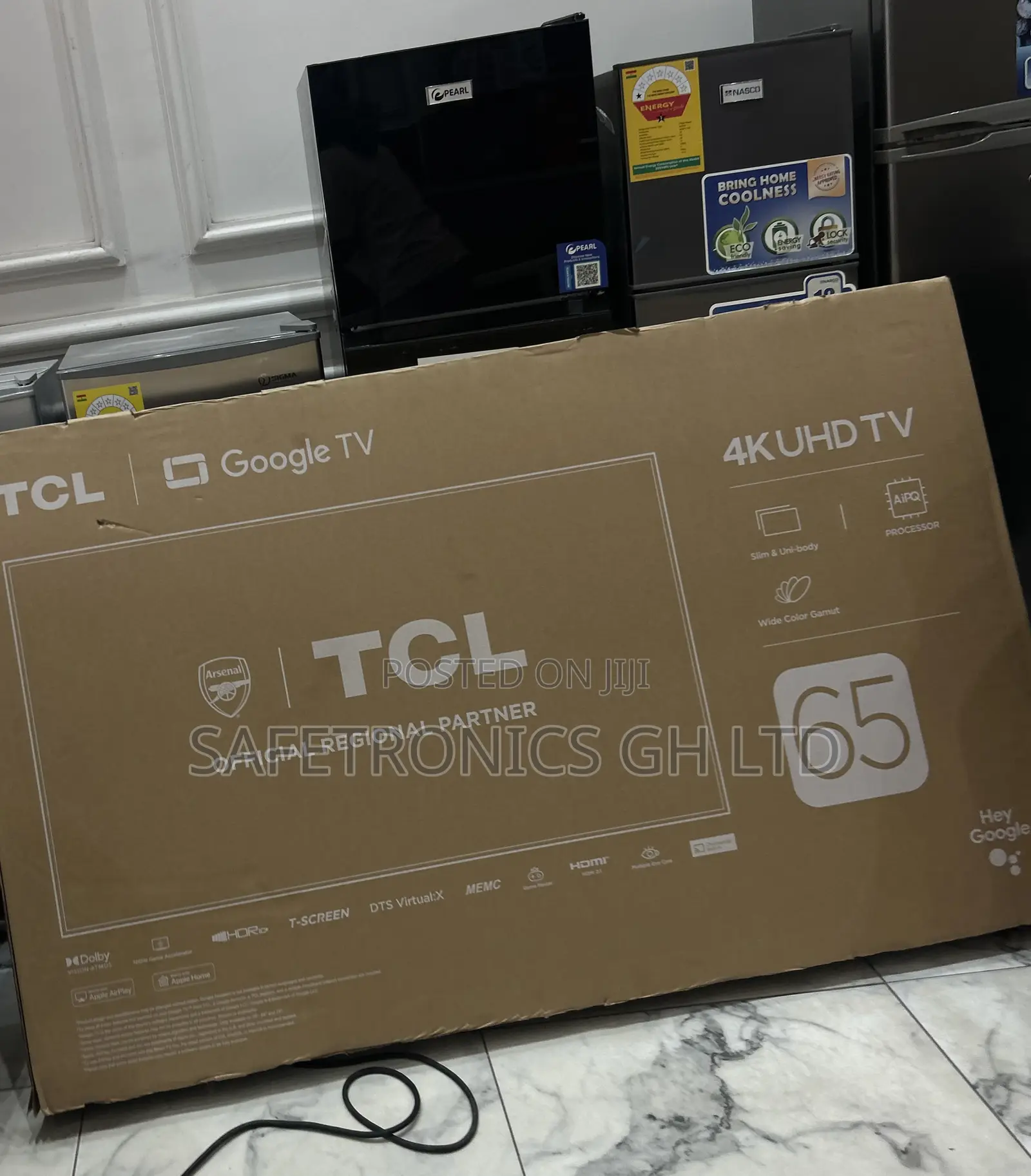 Accurate Clear Screen 65 Inch Smart Uhd HDR TCL Tv