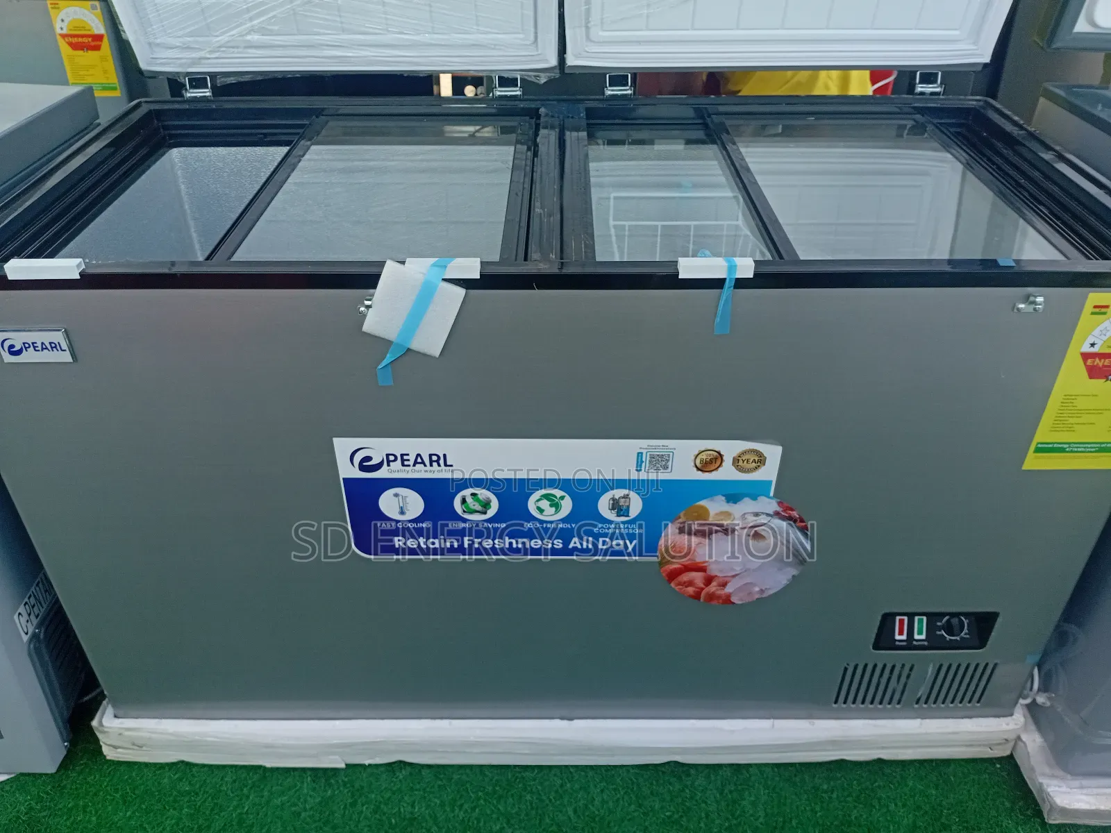 Max Freeze Compact Pearl 358l Freezer Pearl Freezer