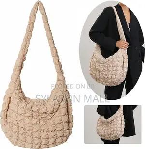 Cloud Bubble Pleated Shoulder Bag