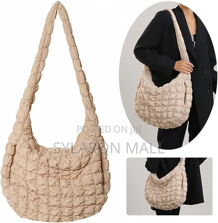 Cloud Bubble Pleated Shoulder Bag