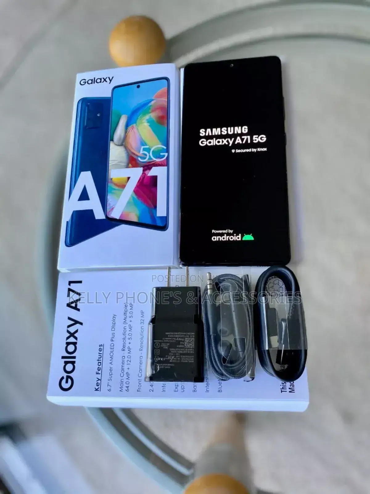 New Samsung Galaxy A71 5G 128 GB Black