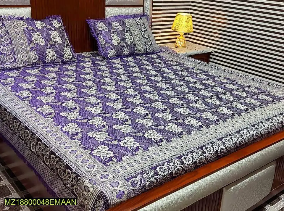 3 Pcs Frill Bedsheets (Premium)