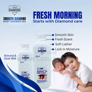 Smooth Diamond Paris Baby and Kids Shower Gel and a Body Lotion.