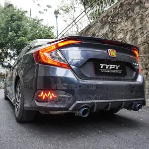 For Honda Civic 2016-2020 Rear Bumper Light Abs