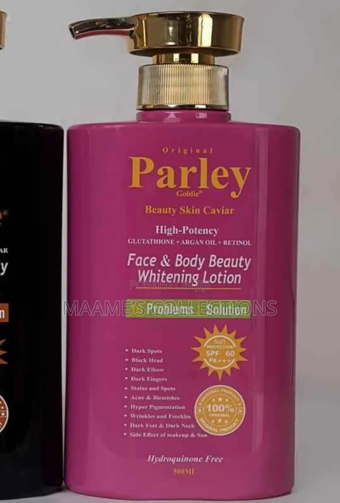 Original Parley Goldie Face Body Beauty Whitening Lotion.