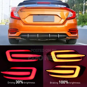 Led Reflector For Civic Led Brake Lamps For Civic 2016-2021 10th Gen