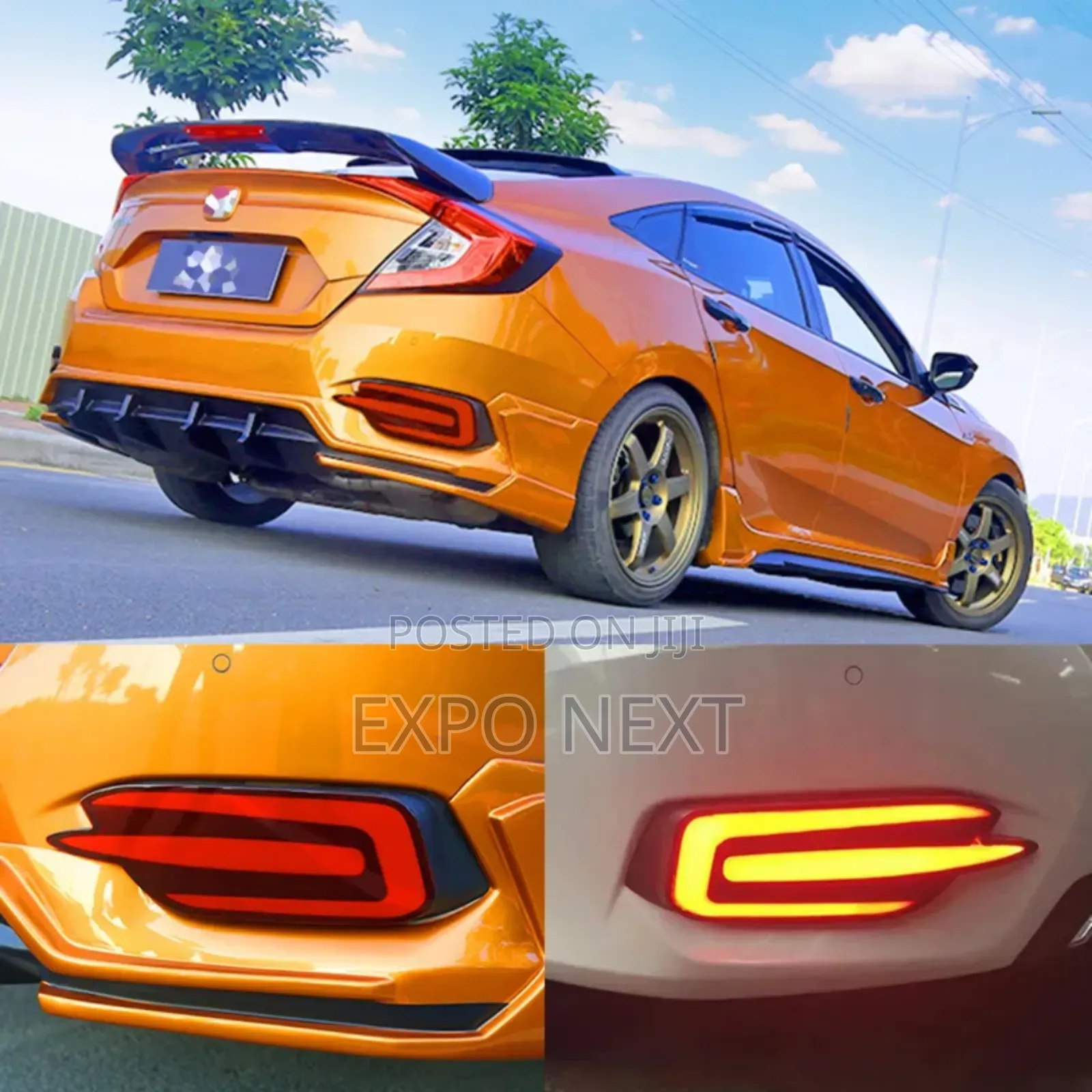 Led Reflector For Civic Led Brake Lamps For Civic 2016-2021 10th Gen