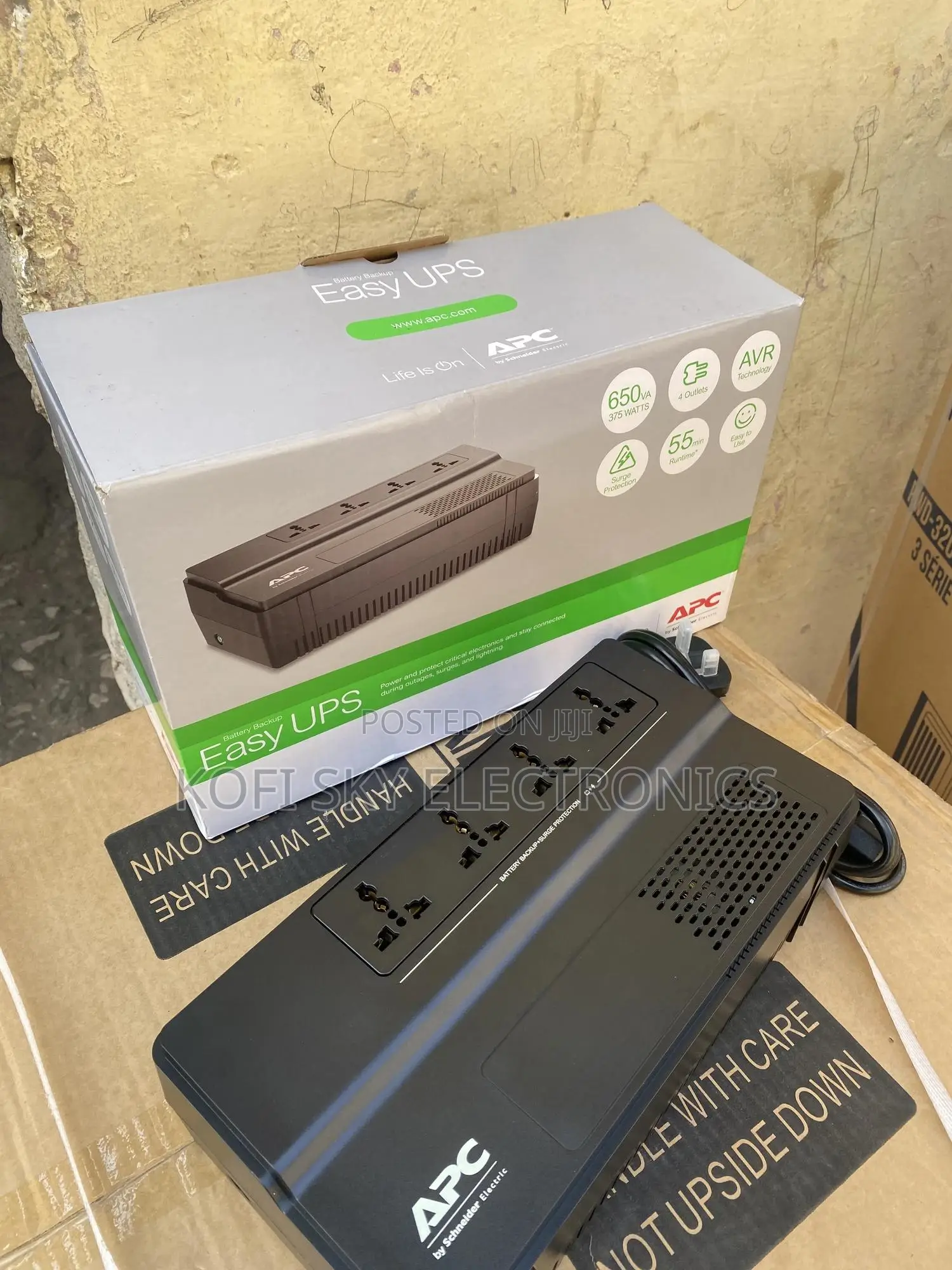 Apc 650va Easy Battery Back Up Ups