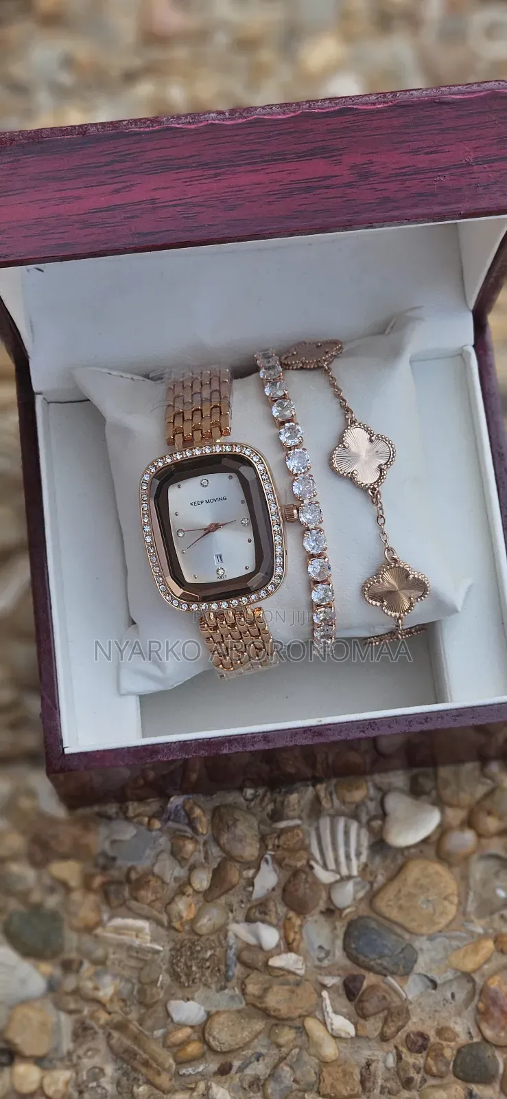 Classy Ladies Quality Watch and Bracelet Set.