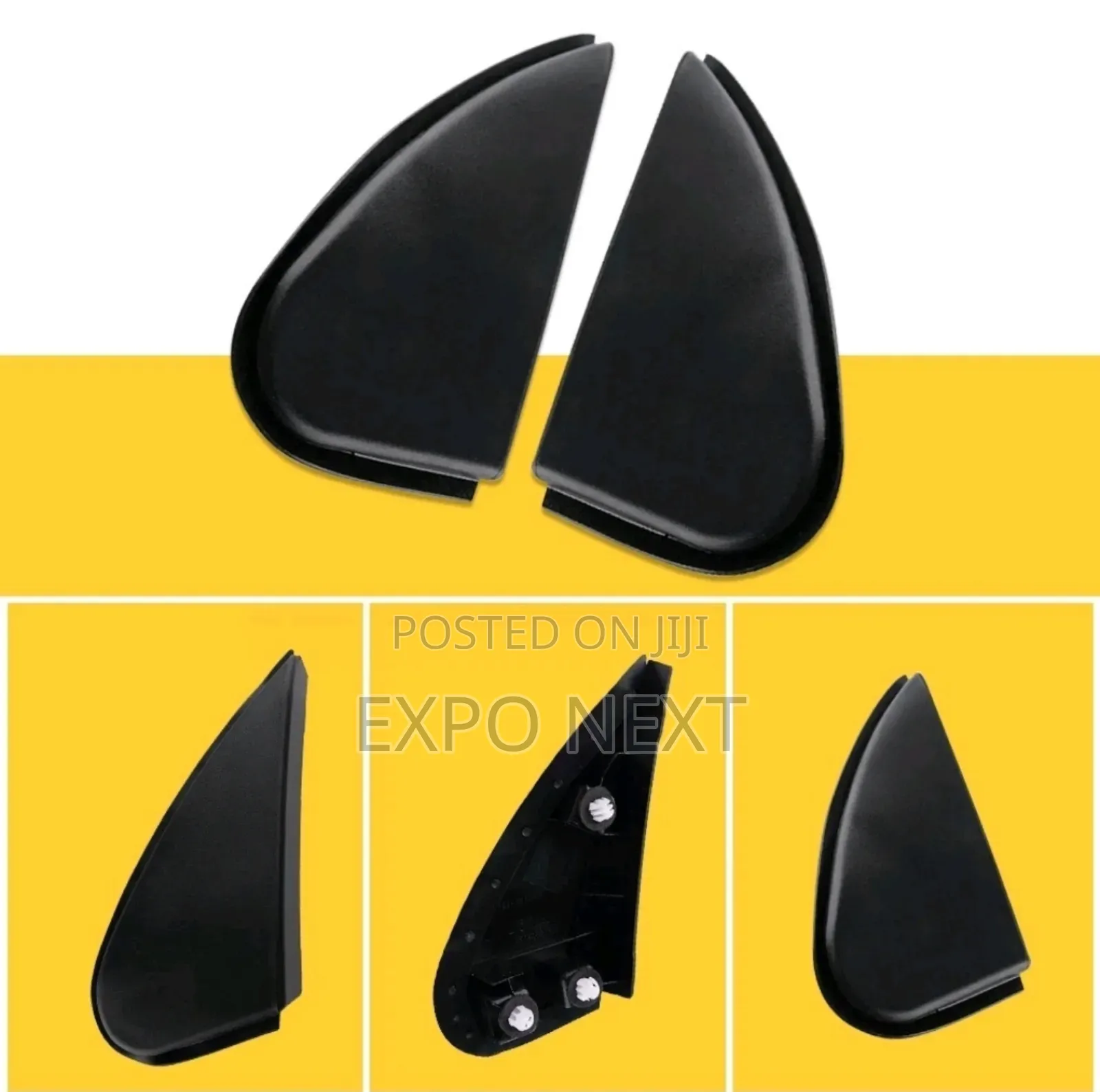 Pair View Mirror Corner Cover Trim Triangle Fender For Toyota Corolla
