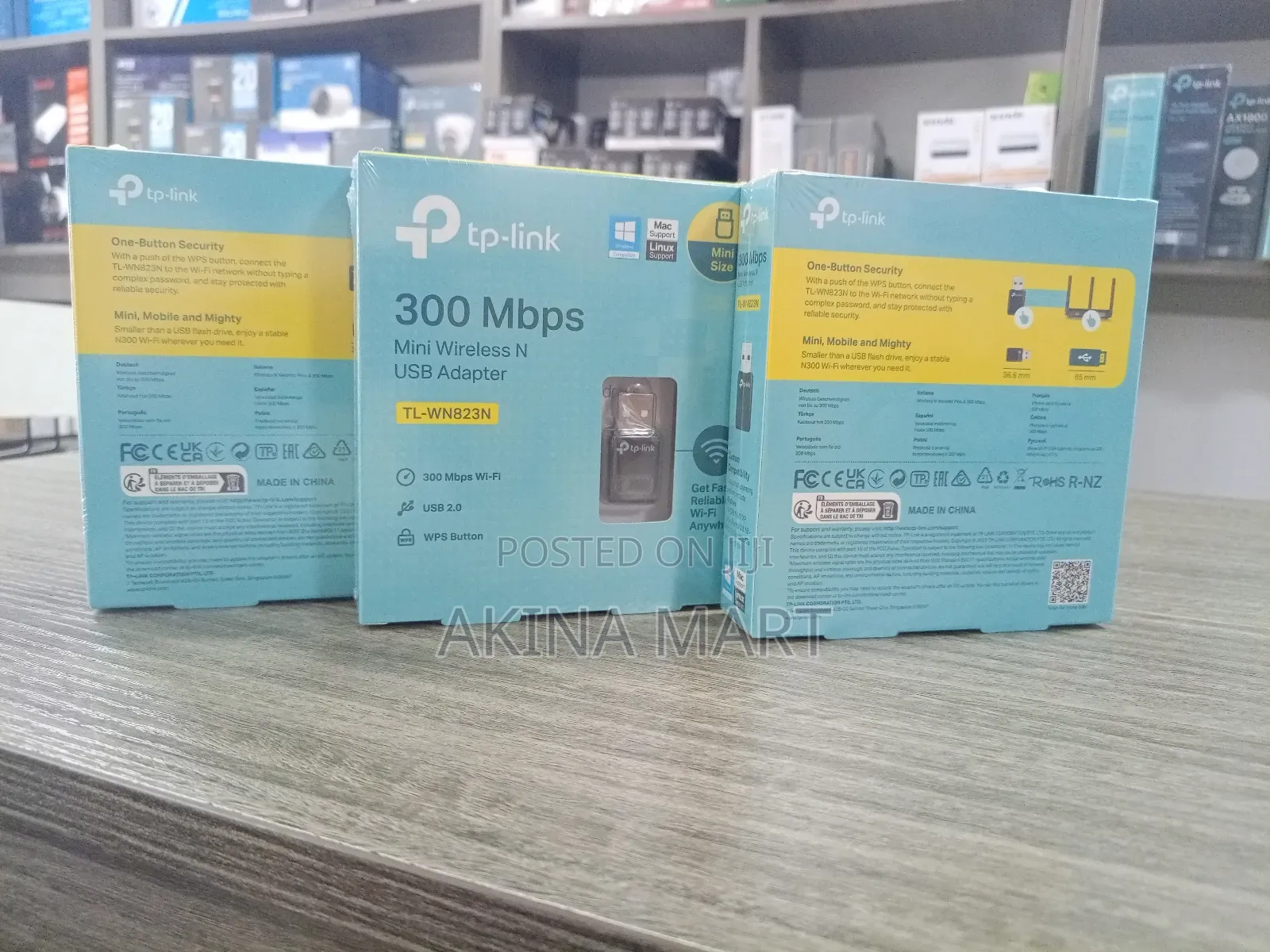 Tp Link Tl-Wn823n 300mbps Mini Wireless N Usb Adapter